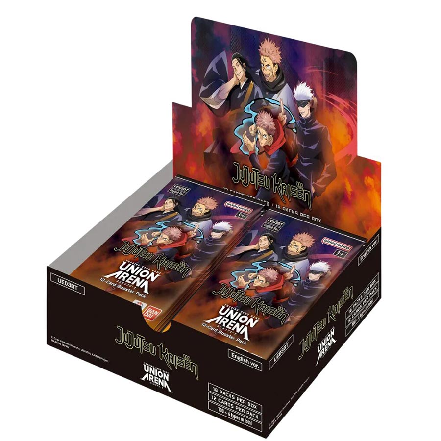 Bandai Union Arena Jujutsu Kaisen Booster Display (16-Count)
