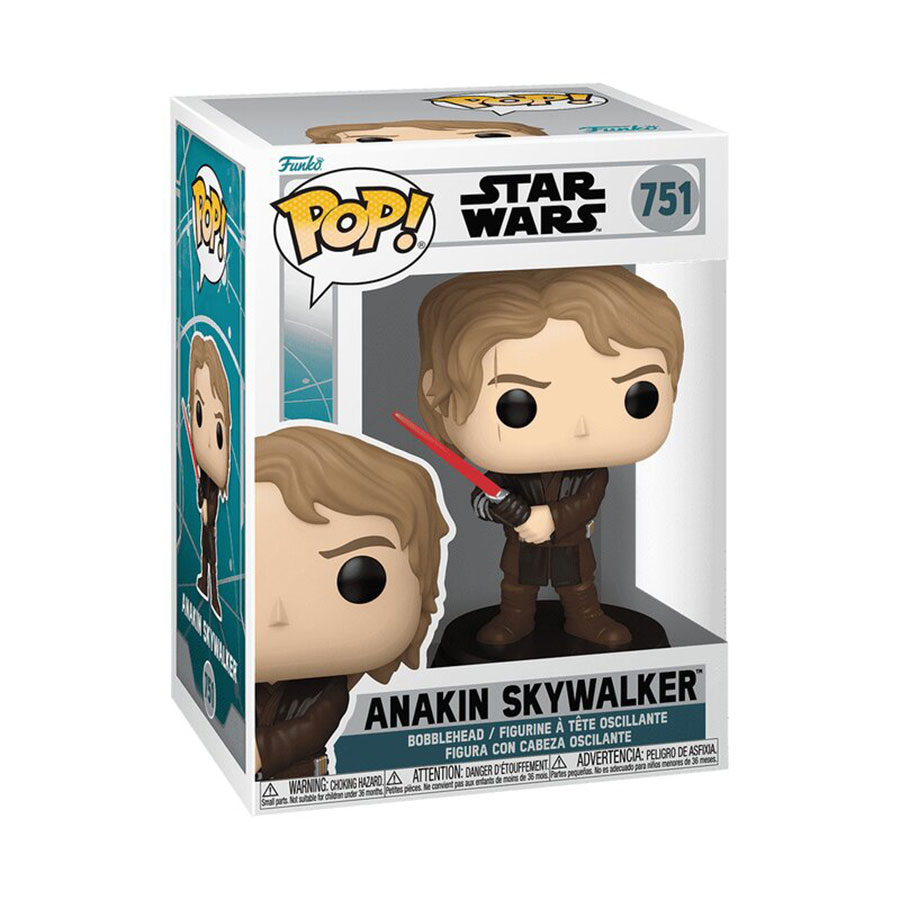 POP Star Wars Ahsoka Anakin Skywalker With Lightsaber Bobble Head
