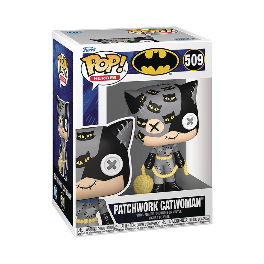 POP Heroes Patchwork Catwoman Vinyl Figure