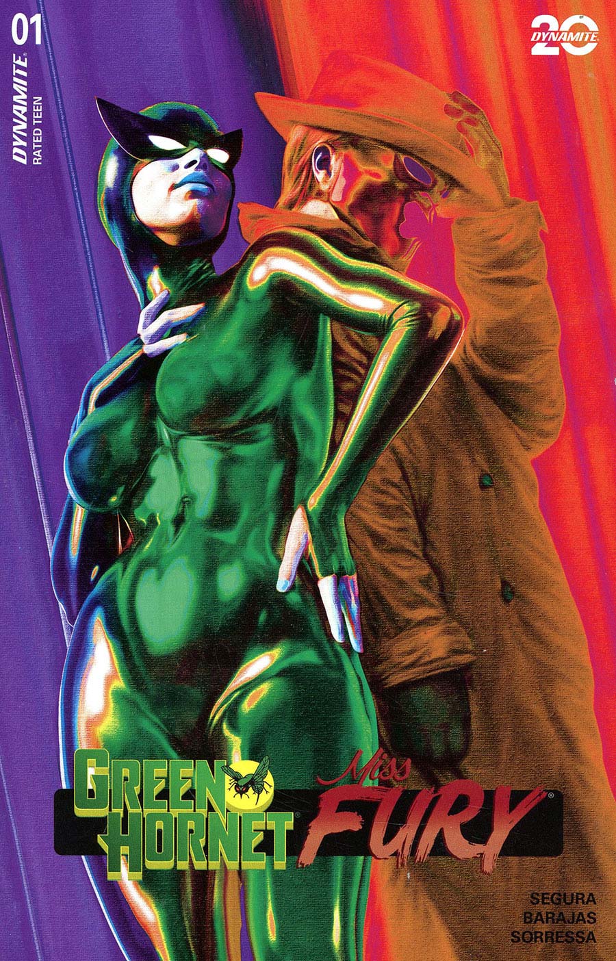 Green Hornet Miss Fury #1 Cover Z Variant Mark Spears Ultraviolet Cover