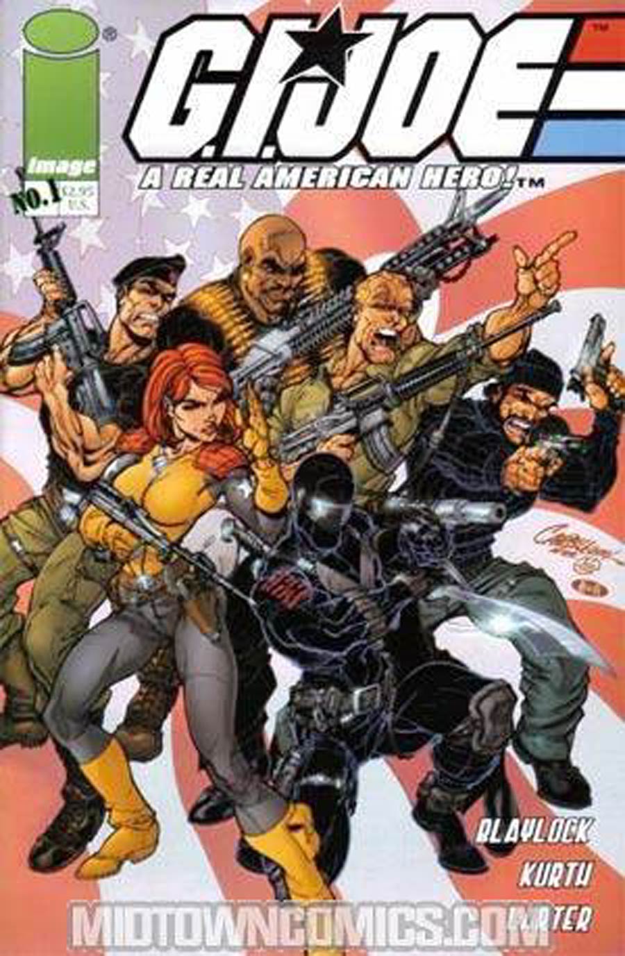 GI Joe Vol 3 #1 Cover C Signed by Josh Blaylock and Steve Kurth With COA