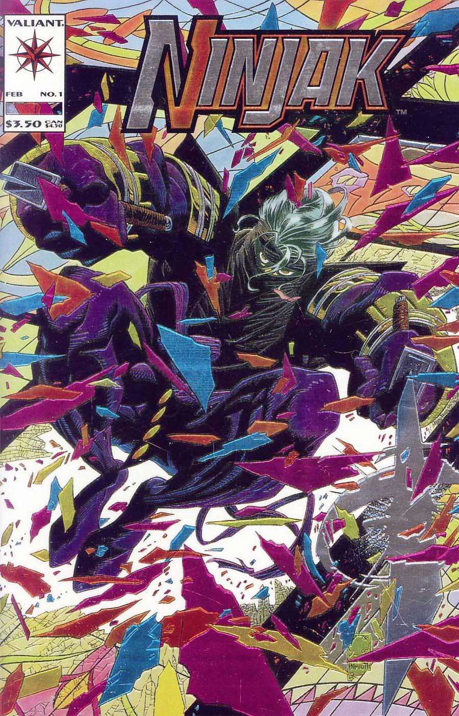 Ninjak #1 Cover D Chromium Cover Signed by Joe Quesada and Jimmy Palmiotti No COA