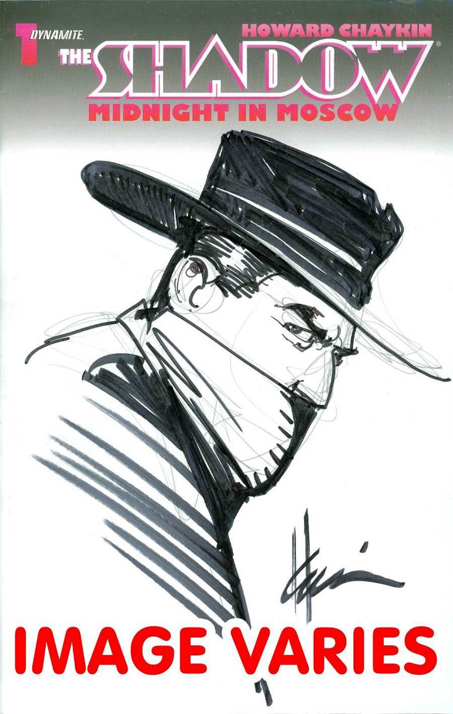 Shadow Midnight in Moscow #1 Cover G Sketch Cover by Howard Chaykin With COA