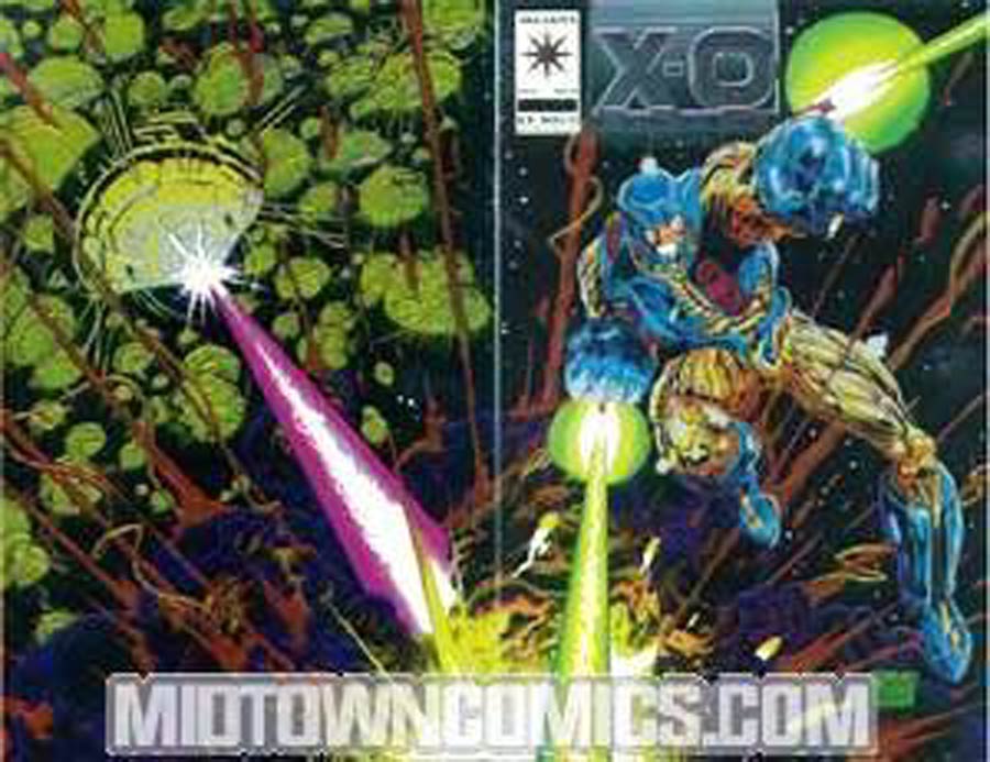 X-O Manowar #0 Cover E Wraparound Embossed Chromium Cover Signed by Joe Quesada and Jimmy Palmiotti No COA