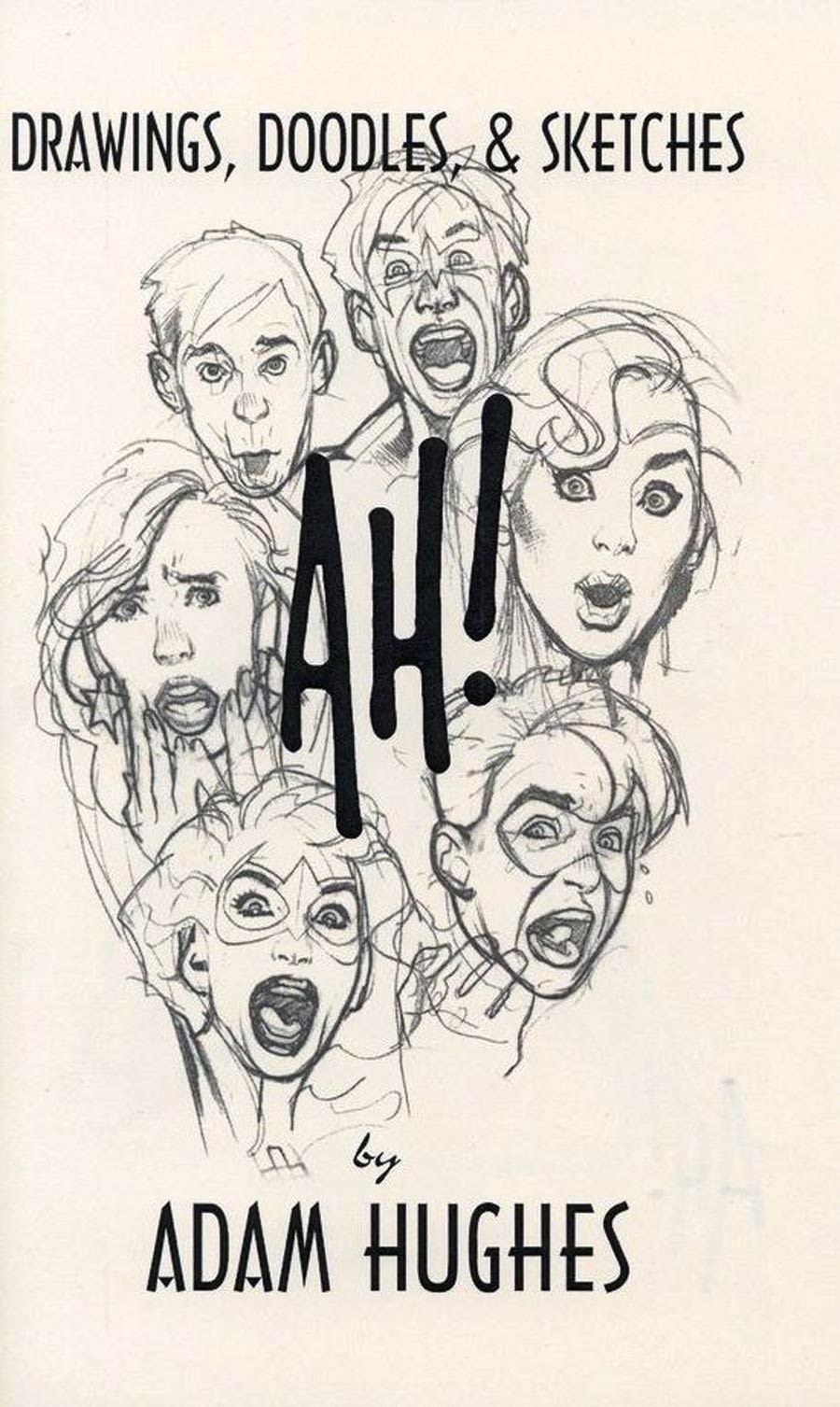 Adam Hughes Drawings, Doodles and Sketches Signed by Adam Hughes No COA