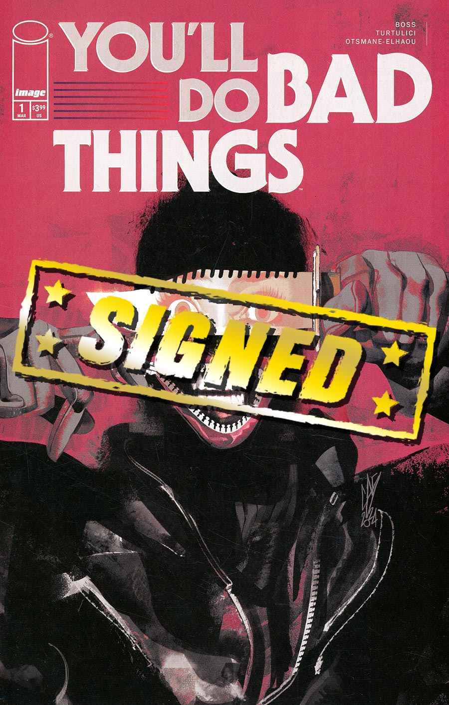 Youll Do Bad Things #1 Cover H Variant Gigi Cavenago Cover Signed By Tyler Boss