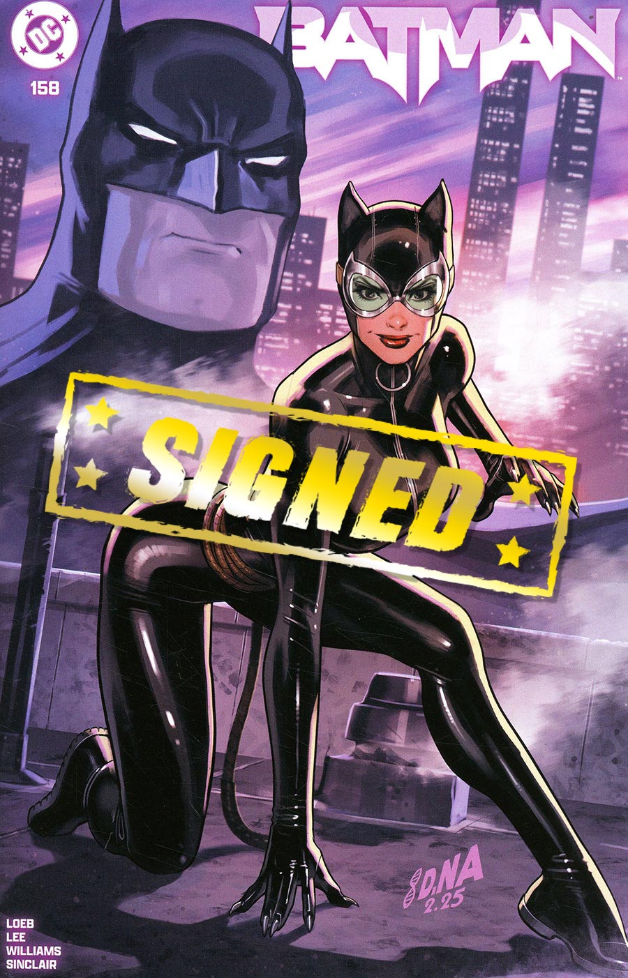 Batman Vol 3 #158  Midtown Exclusive David Nakayama Connecting Variant Cover Signed By David Nakayama (1 Of 3)(Hush 2 Part 1)