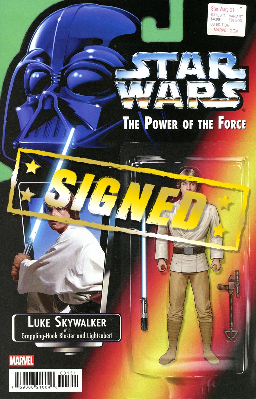 Star Wars Vol 6 #1 Cover S Variant John Tyler Christopher Action Figure Cover Signed By Alex Segura
