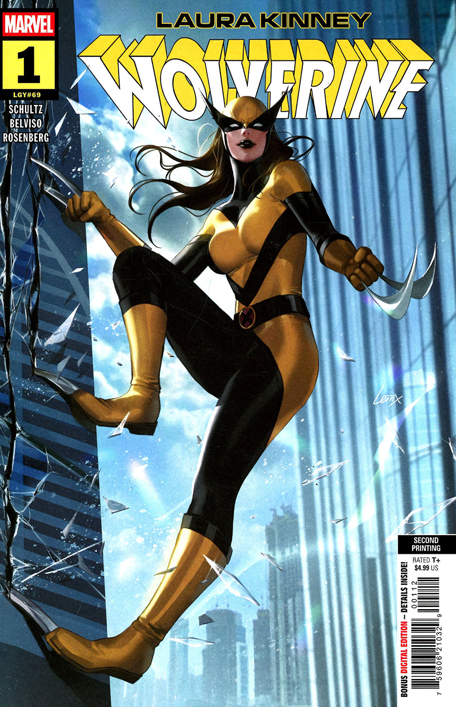 Laura Kinney Wolverine #1 Cover H 2nd Ptg Lesley Leirix Li Variant Cover