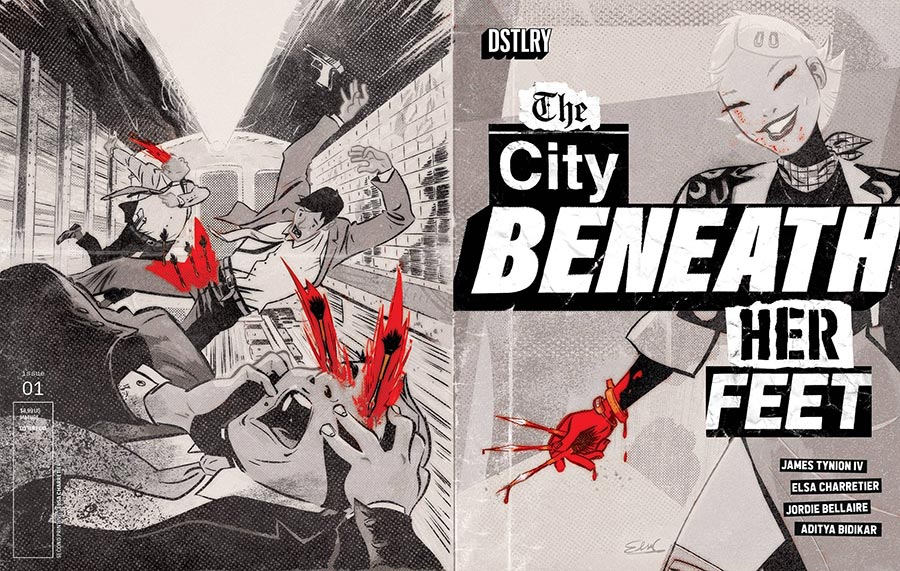 City Beneath Her Feet #1 Cover H 2nd Ptg Elsa Charretier Wraparound Variant Cover (Limit 1 Per Customer)