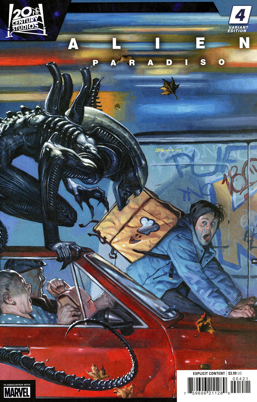 Alien Paradiso #4 Cover B Variant Fabrizio De Tommaso Cover