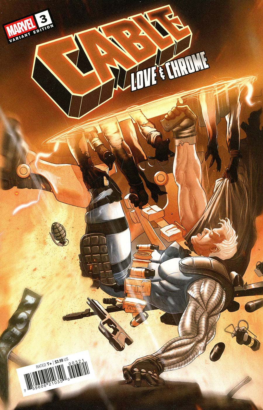 Cable Love And Chrome #3 Cover C Variant Dotun Akande Cover