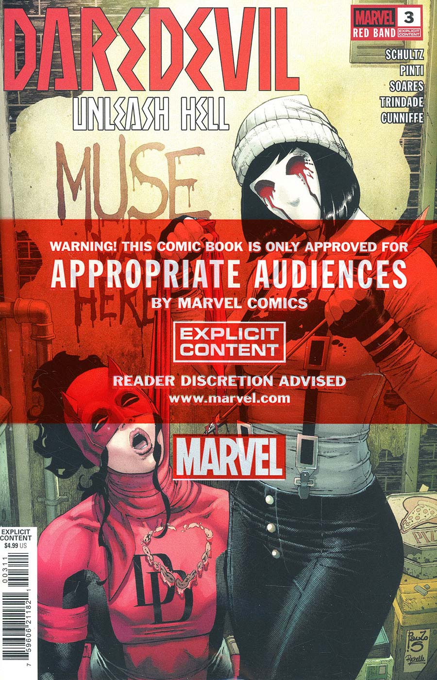 Daredevil Unleash Hell Red Band #3 Cover A Regular Paulo Siqueira Cover With Polybag