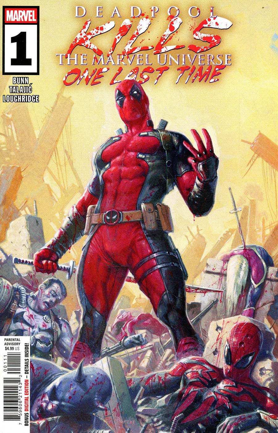 Deadpool Kills The Marvel Universe One Last Time #1 Cover A Regular Davide Paratore Cover