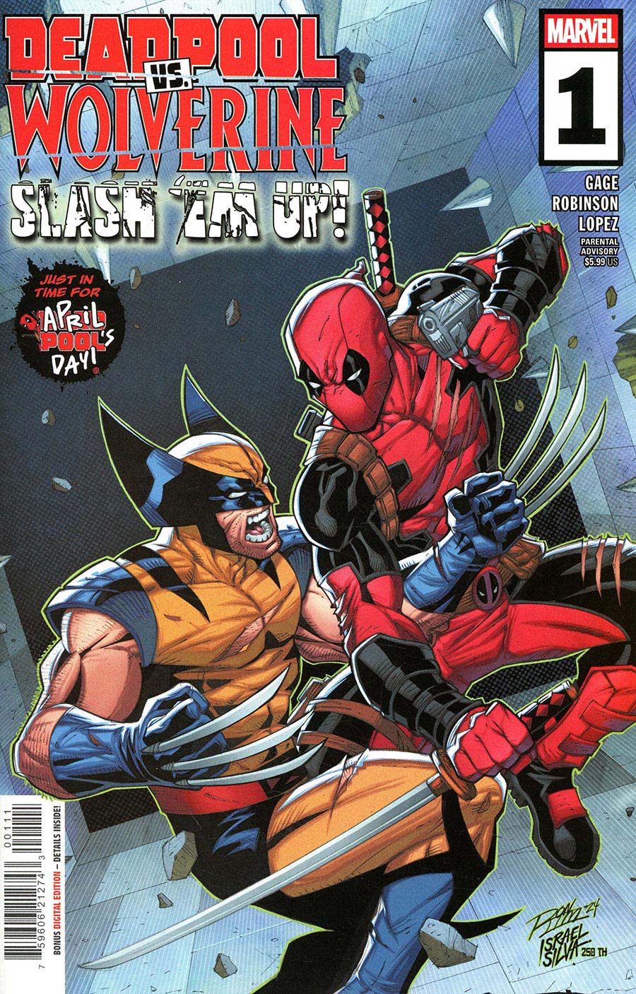 Deadpool vs Wolverine Slash Em Up #1 (One Shot) Cover A Regular Ron Lim Cover