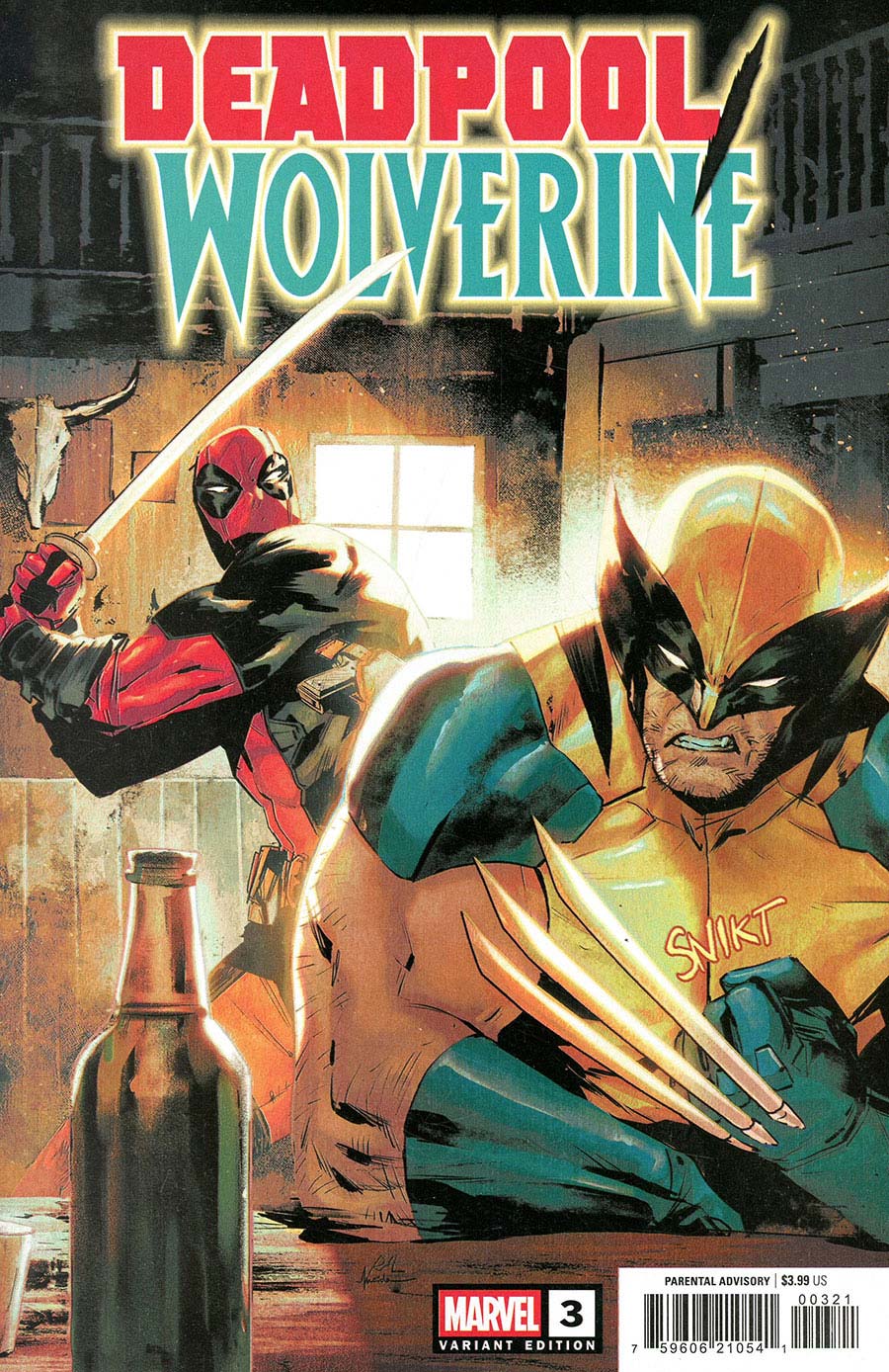 Deadpool Wolverine #3 Cover C Variant Rafael de Latorre Cover