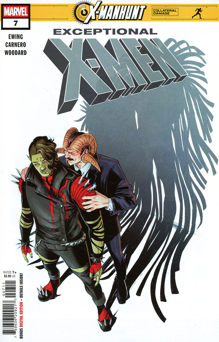 Exceptional X-Men #7 Cover A Regular Carmen Carnero Cover (X-Manhunt Collateral Damage Tie-In)