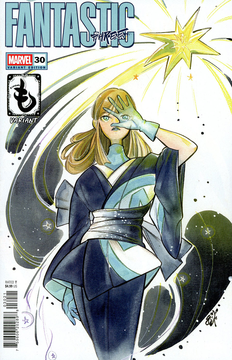 Fantastic Four Vol 7 #30 Cover C Variant Peach Momoko Kimono Cover (One World Under Doom Tie-In)