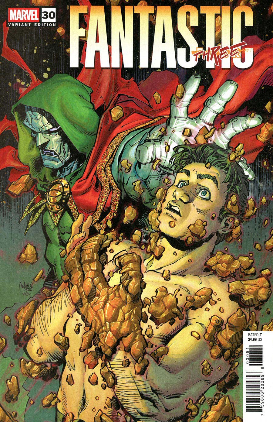 Fantastic Four Vol 7 #30 Cover E Variant Gleb Melnikov Spoiler Cover (One World Under Doom Tie-In)