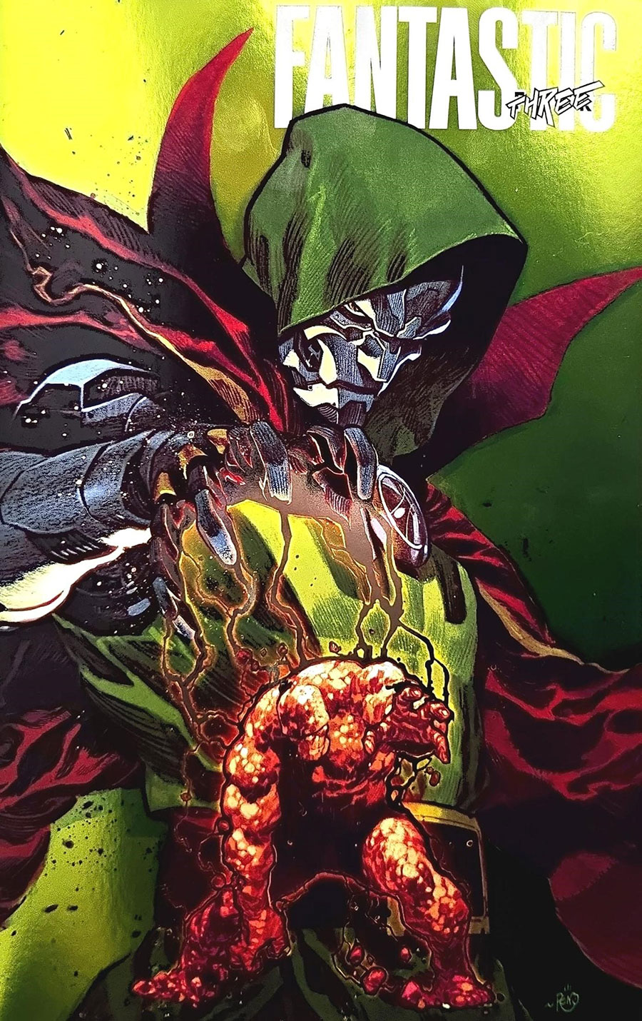 Fantastic Four Vol 7 #30 Cover F Variant Dike Ruan Foil Cover (One World Under Doom Tie-In)