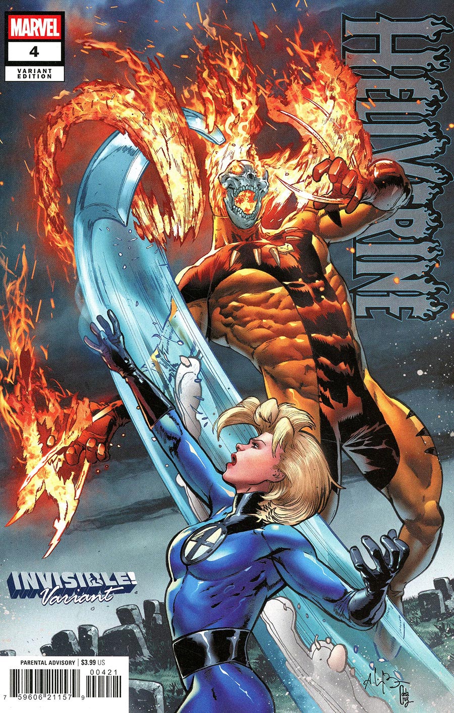Hellverine Vol 2 #4 Cover B Variant Andrei Bressan Invisible Cover