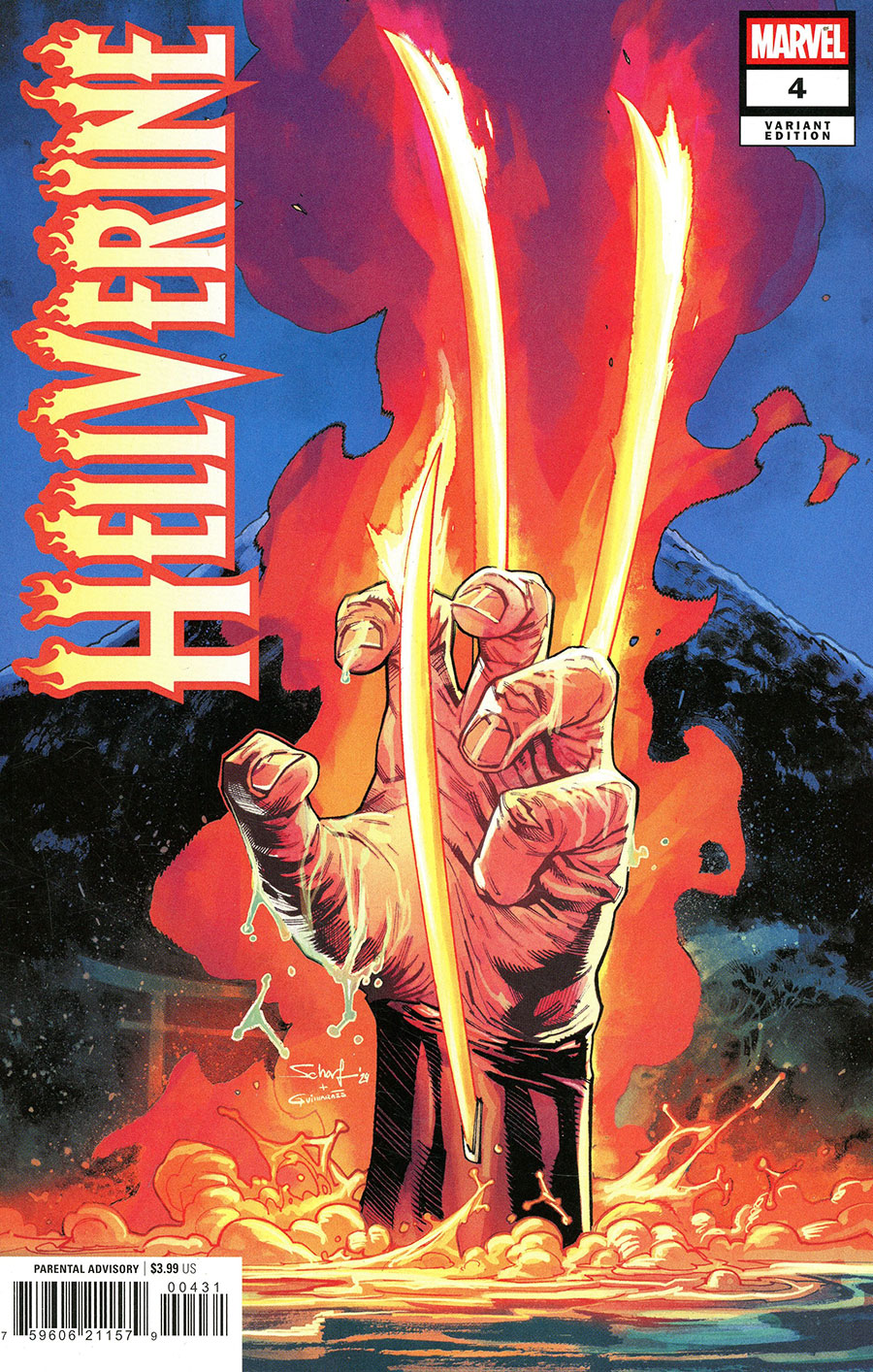 Hellverine Vol 2 #4 Cover C Variant Jonas Scharf Cover