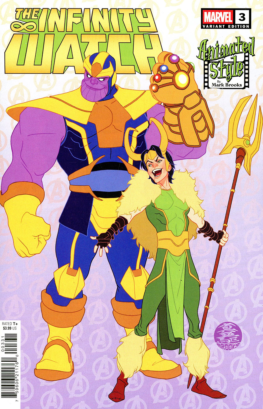 Infinity Watch #3 Cover C Variant Mark Brooks Animated-Style Cover