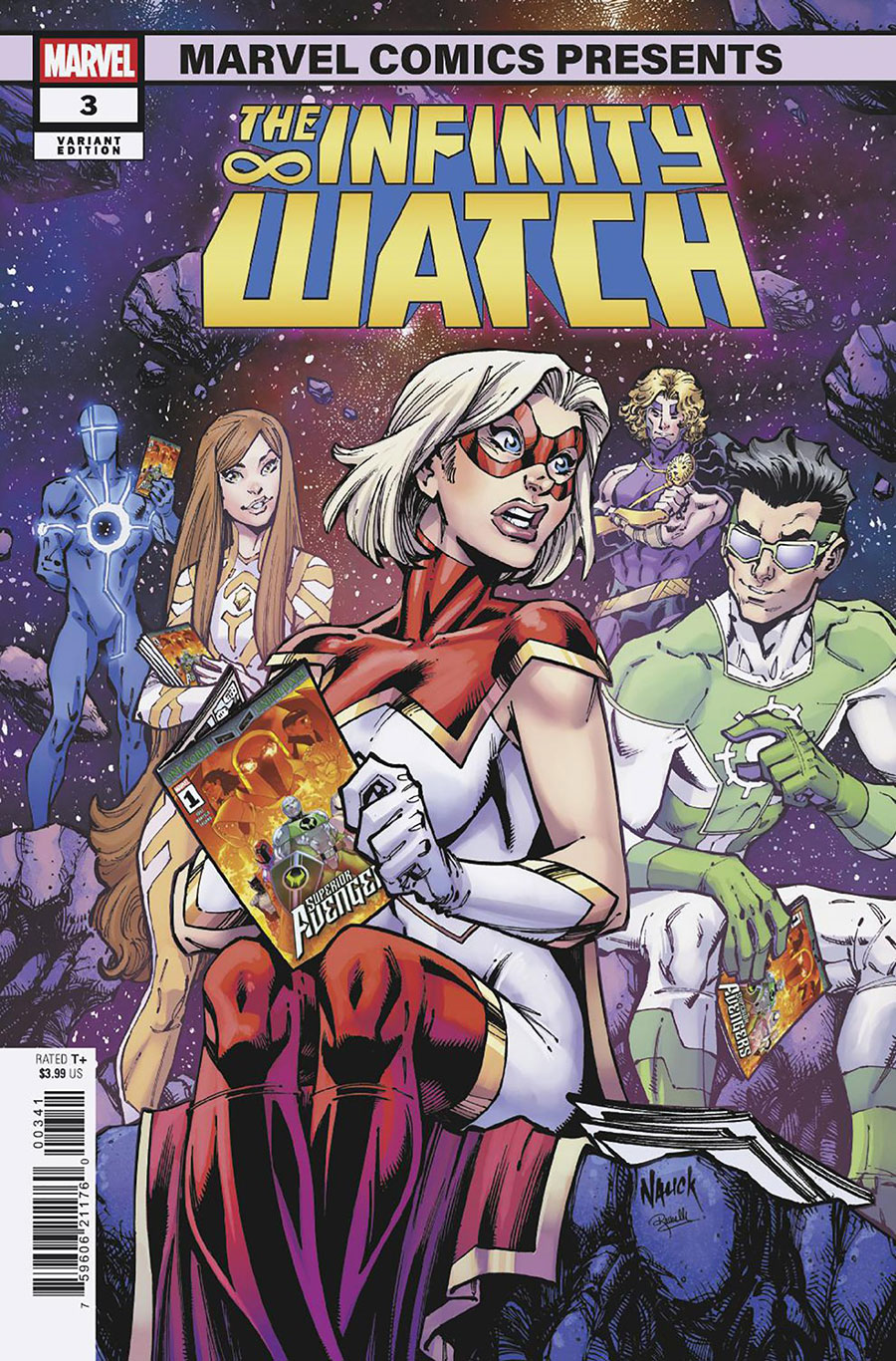 Infinity Watch #3 Cover D Variant Todd Nauck Marvel Comics Presents Cover