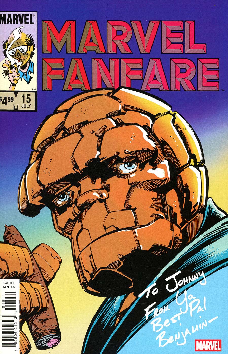 Marvel Fanfare #15 Cover B Facsimile Edition Regular Barry Windsor-Smith Cover