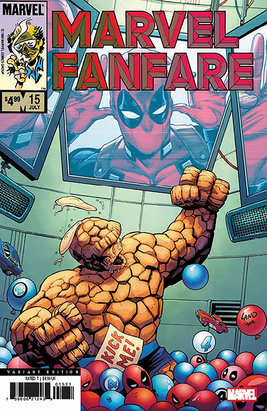 Marvel Fanfare #15 Cover C Facsimile Edition Variant Greg Land April Pools Cover