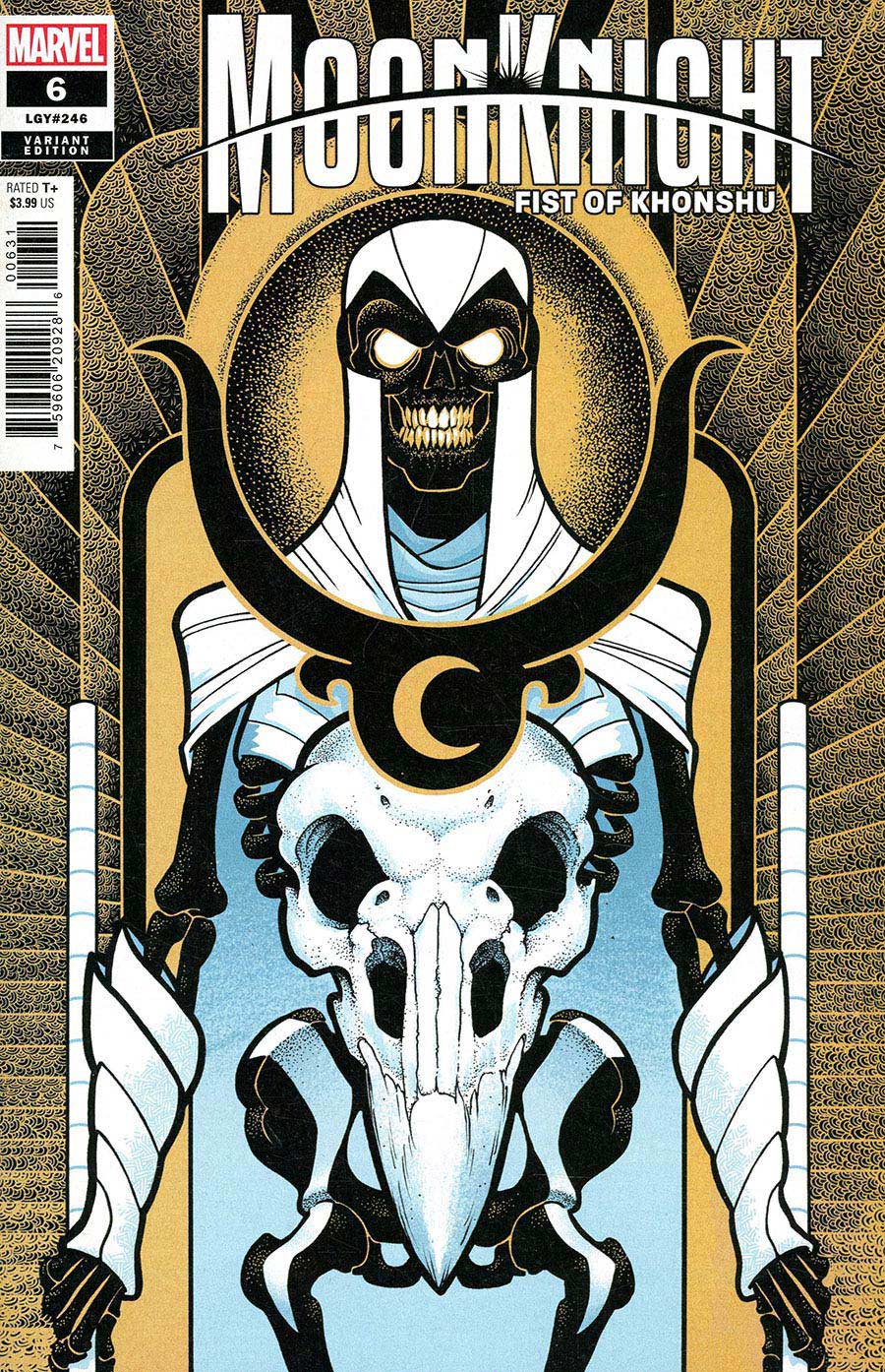 Moon Knight Fist Of Khonshu #6 Cover D Variant J Gonzo Cover