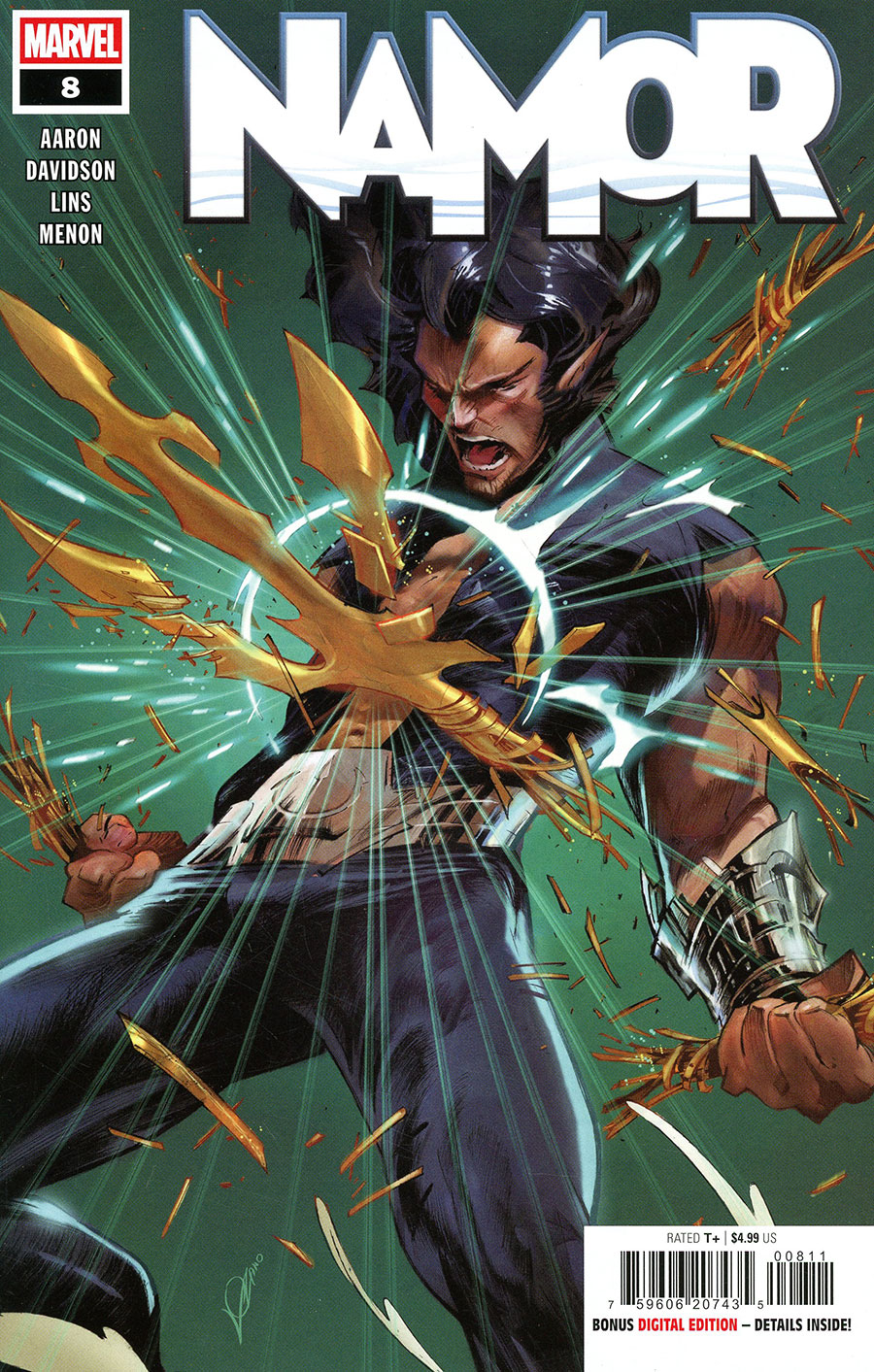 Namor Vol 2 #8 Cover A Regular Alexander Lozano Cover