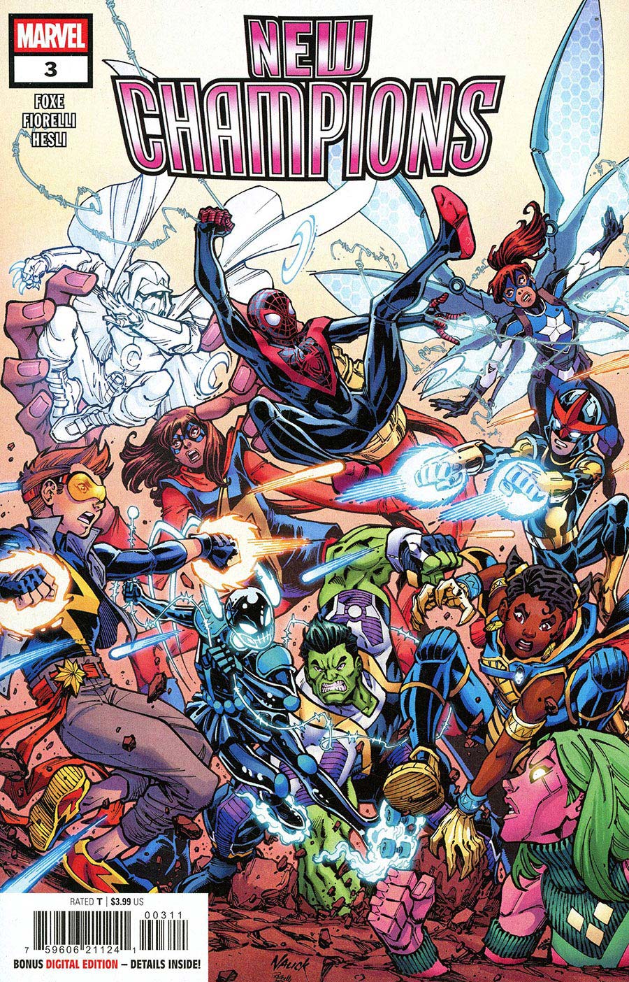 New Champions #3 Cover A Regular Todd Nauck Cover