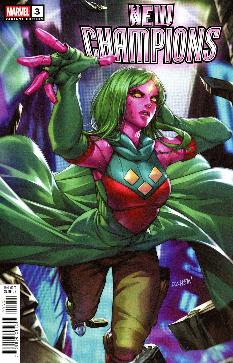 New Champions #3 Cover C Variant Derrick Chew Viv Vision Cover