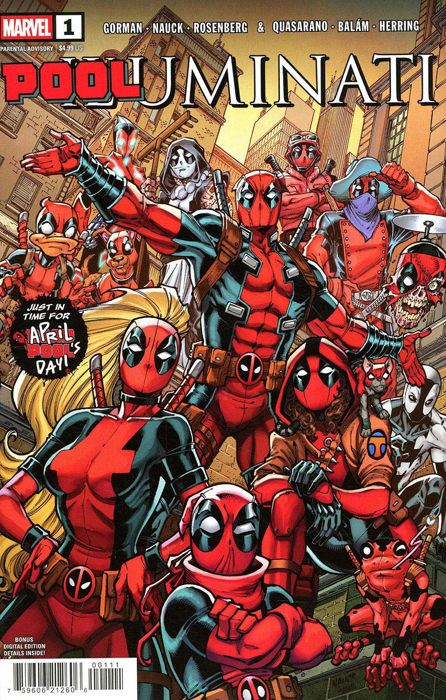 Pooluminati #1 (One Shot) Cover A Regular Todd Nauck Cover