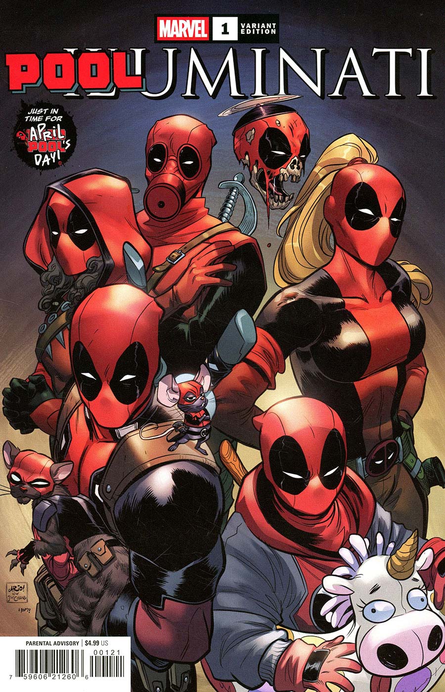 Pooluminati #1 (One Shot) Cover B Variant Ario Anindito Homage Cover