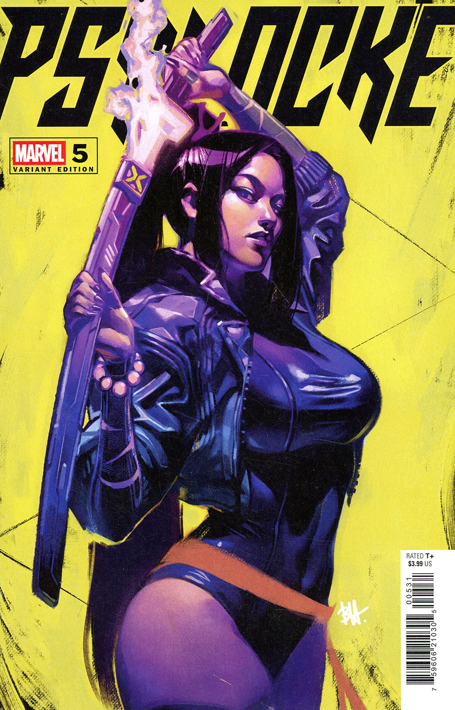 Psylocke Vol 2 #5 Cover D Variant Ben Harvey Psylocke Cover