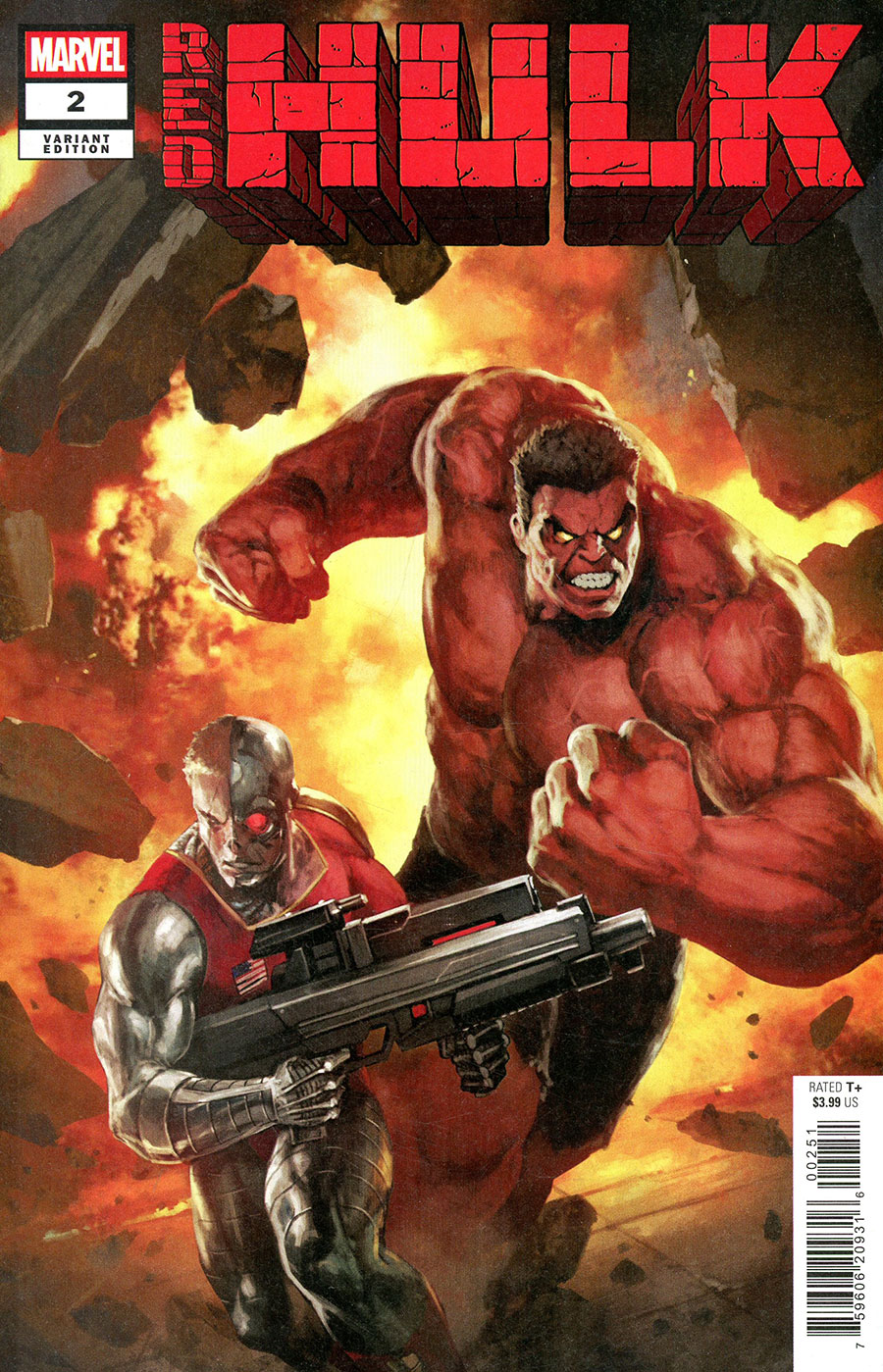 Red Hulk #2 Cover E Variant SKAN Cover (One World Under Doom Tie-In)