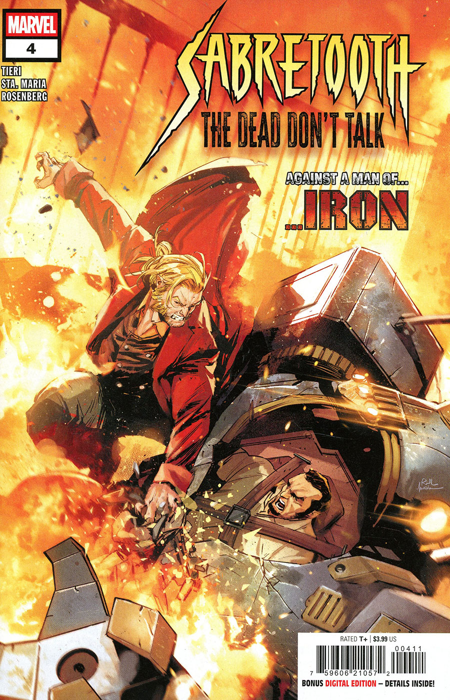 Sabretooth The Dead Dont Talk #4 Cover A Regular Rafael de Latorre Cover