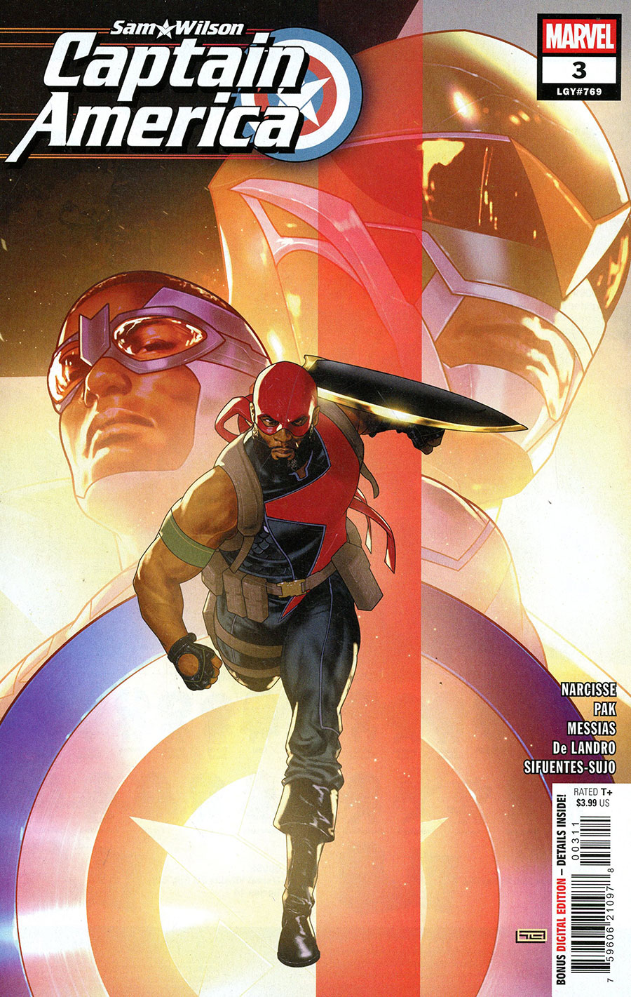 Sam Wilson Captain America #3 Cover A Regular Taurin Clarke Cover