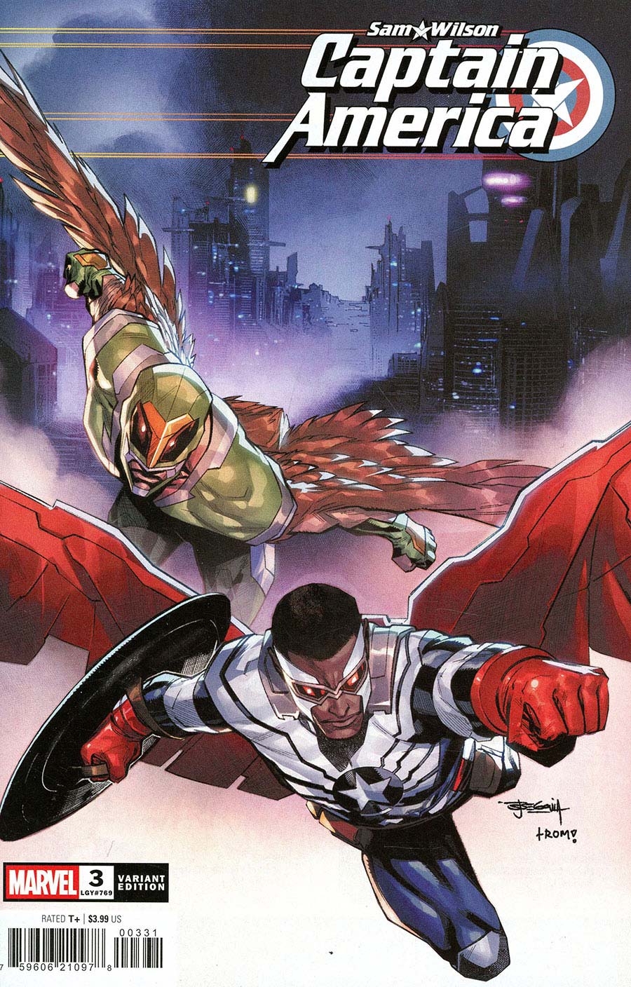 Sam Wilson Captain America #3 Cover C Variant Stephen Segovia Cover