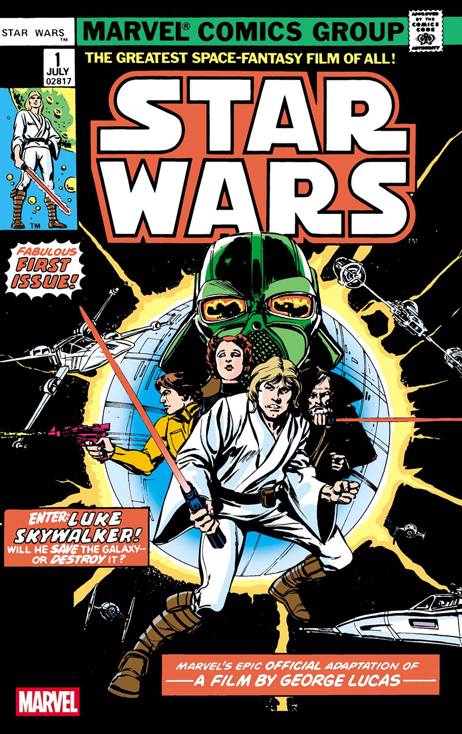 Star Wars (Marvel) Vol 1 #1 Cover I Facsimile Edition Regular Howard Chaykin Cover (New Printing) (Limit 1 Per Customer)