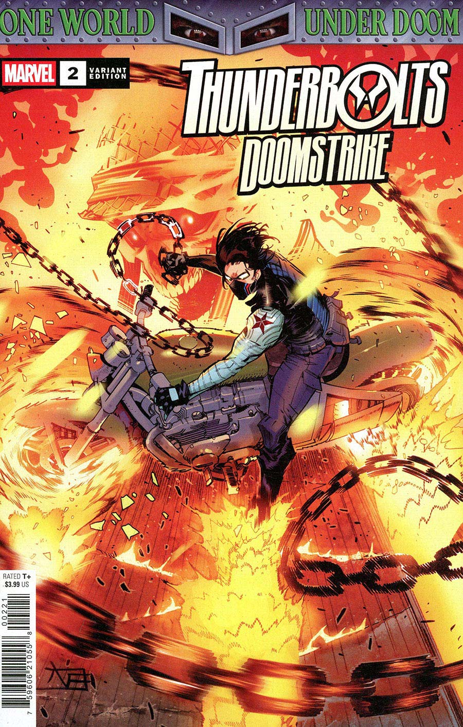 Thunderbolts Doomstrike #2 Cover B Variant Federico Vicentini Cover (One World Under Doom Tie-In)