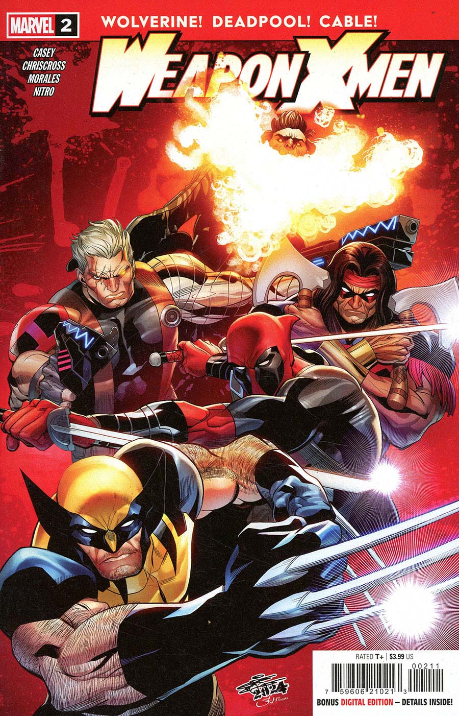 Weapon X-Men Vol 2 #2 Cover A Regular ChrisCross Cover