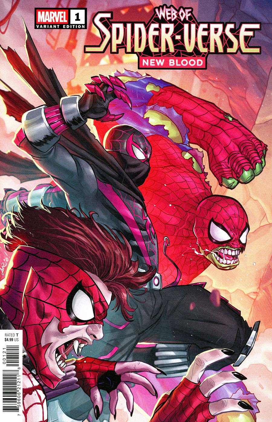Web Of Spider-Verse New Blood #1 (One Shot) Cover B Variant Ario Anindito Connecting Cover