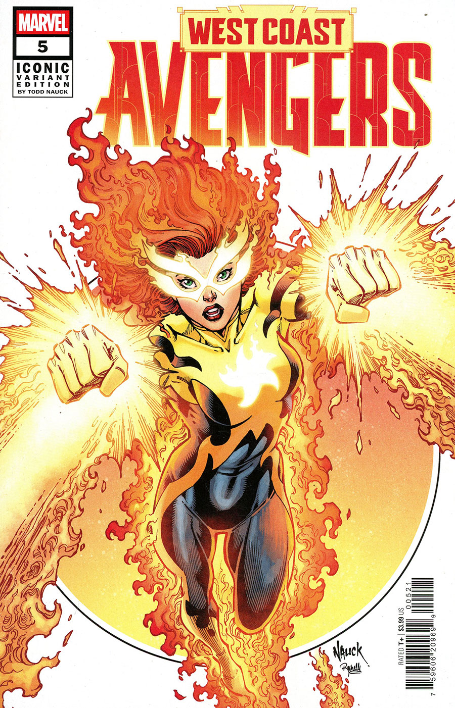 West Coast Avengers Vol 4 #5 Cover B Variant Todd Nauck Iconic Cover
