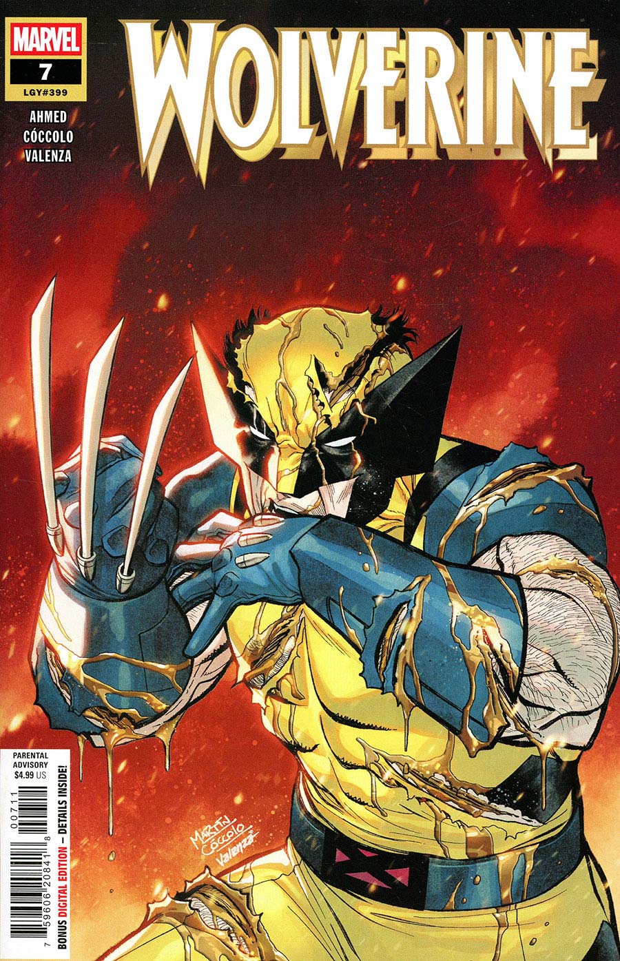 Wolverine Vol 8 #7 Cover A Regular Martin Coccolo Cover