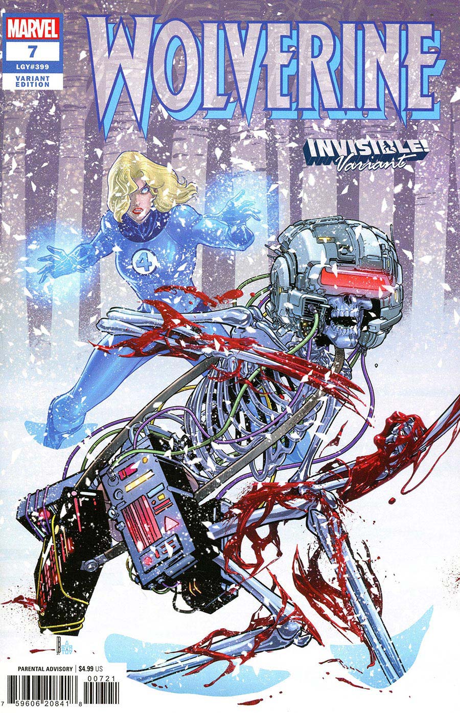 Wolverine Vol 8 #7 Cover B Variant David Baldeon Invisible Cover