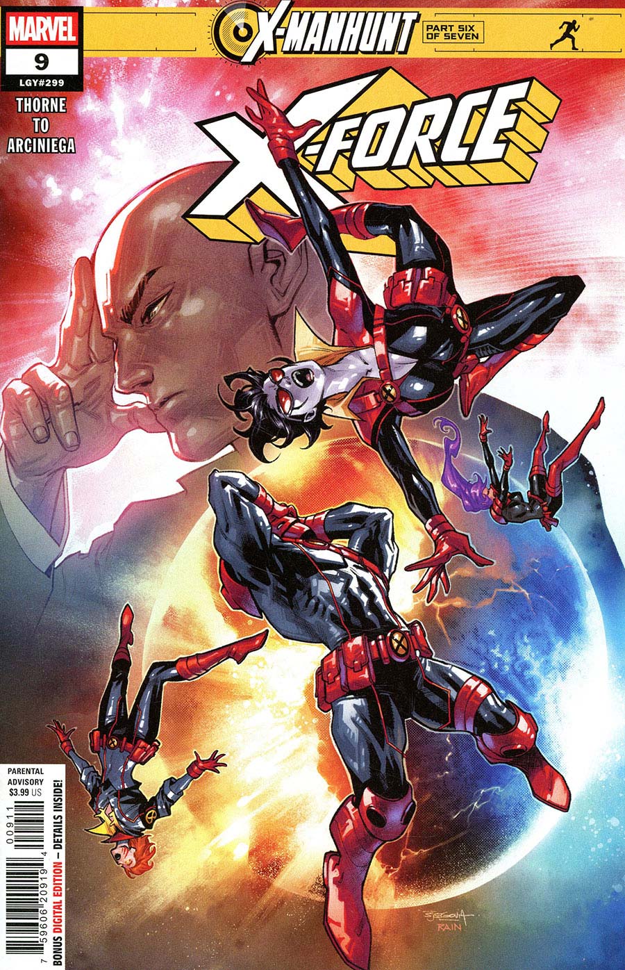 X-Force Vol 7 #9 Cover A Regular Stephen Segovia Cover (X-Manhunt Part 6)