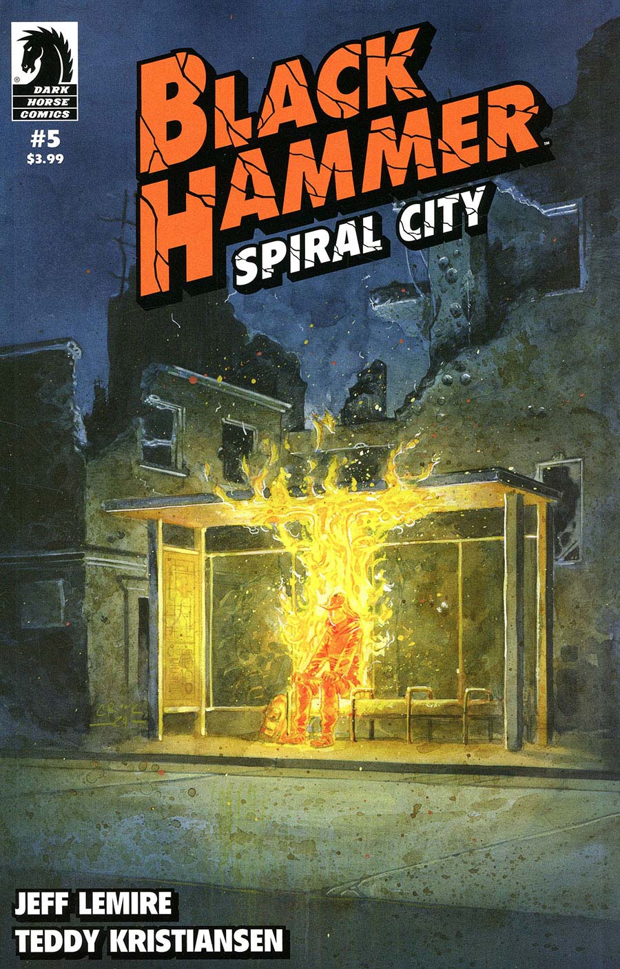 Black Hammer Spiral City #5 Cover B Variant Tyler Crook Cover